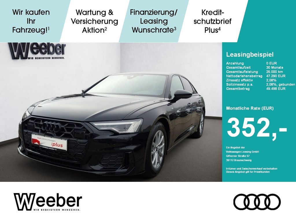 Audi A6 Lim. s line AHK*NAVI*MATRIX*RFK*20LM*5J GAR Leasing