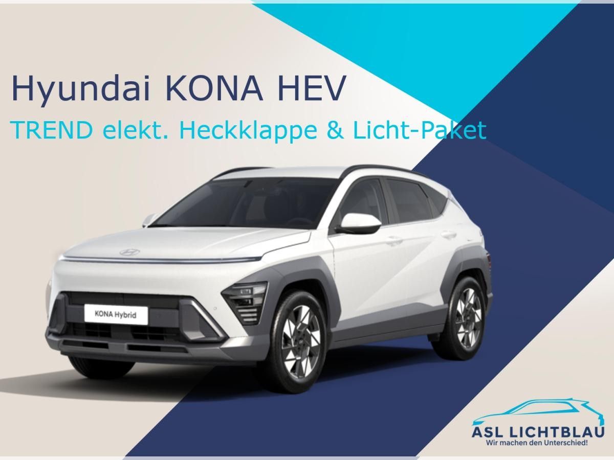 Hyundai KONA 1.6 GDi Hybrid TREND elekt. Heckklappe & Licht-Paket Leasing
