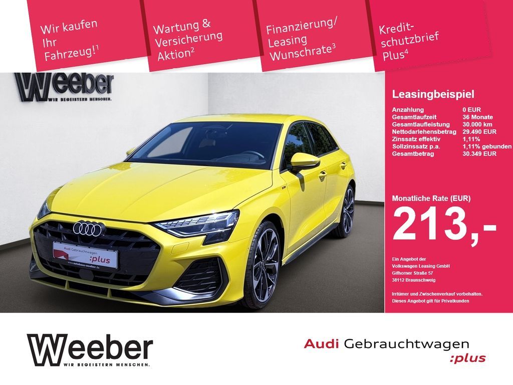 Audi A3 Sportback S line *MATRIX*KAMERA*NAVI*SHZ*KESS Leasing