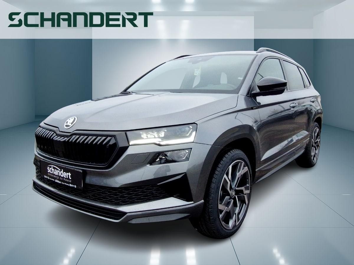 Skoda Karoq 2.0 TSI Sportline 4x4 DSG Matrix AHK Navi🚀Sofort-Verfügbar🚀Autohaus-Schandert Top-Deal✨ Leasing
