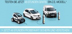 Probefahrt XXL mit den Elektroautos von Renault. Bildquelle: Screenshot Renault