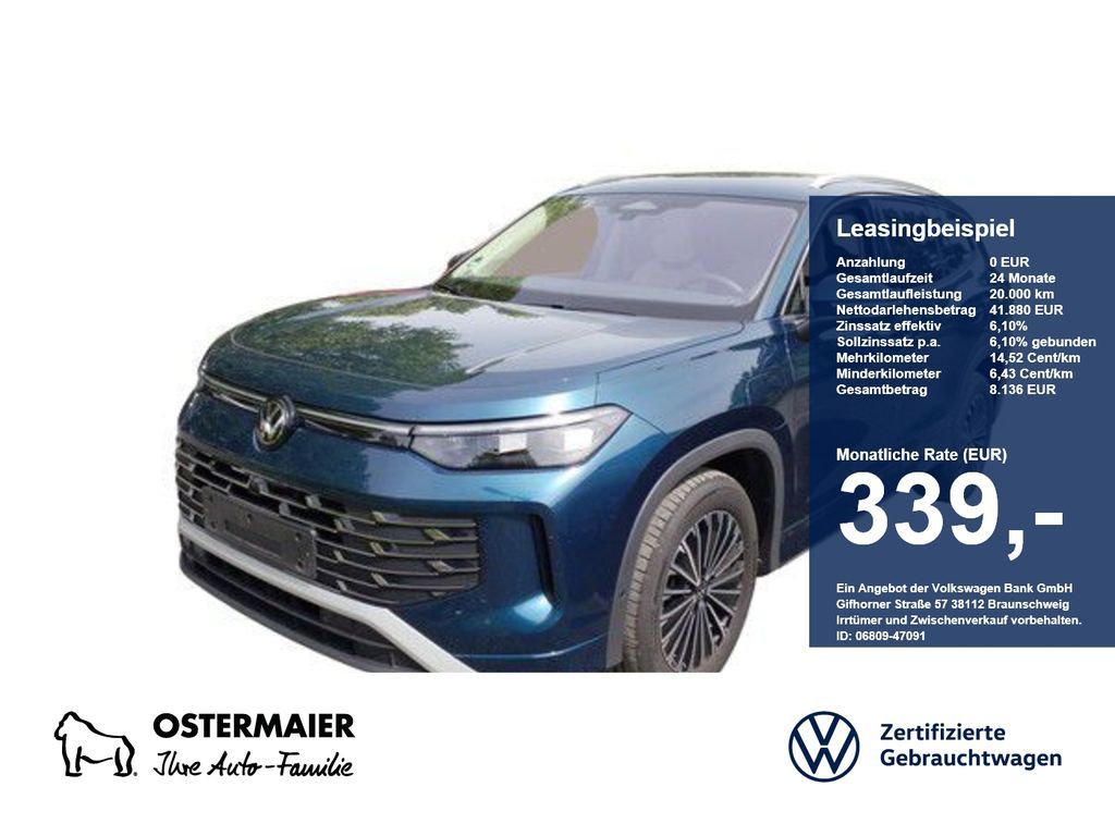 Volkswagen Tayron ELEGANCE 1.5eTSI 272PS DSG HYBRID ACC.5J- Leasing