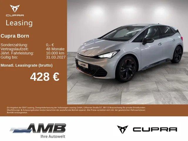Cupra Born eBoost 84kWh/LED/Sitzhz/Wärmepumpe/02.31Gar