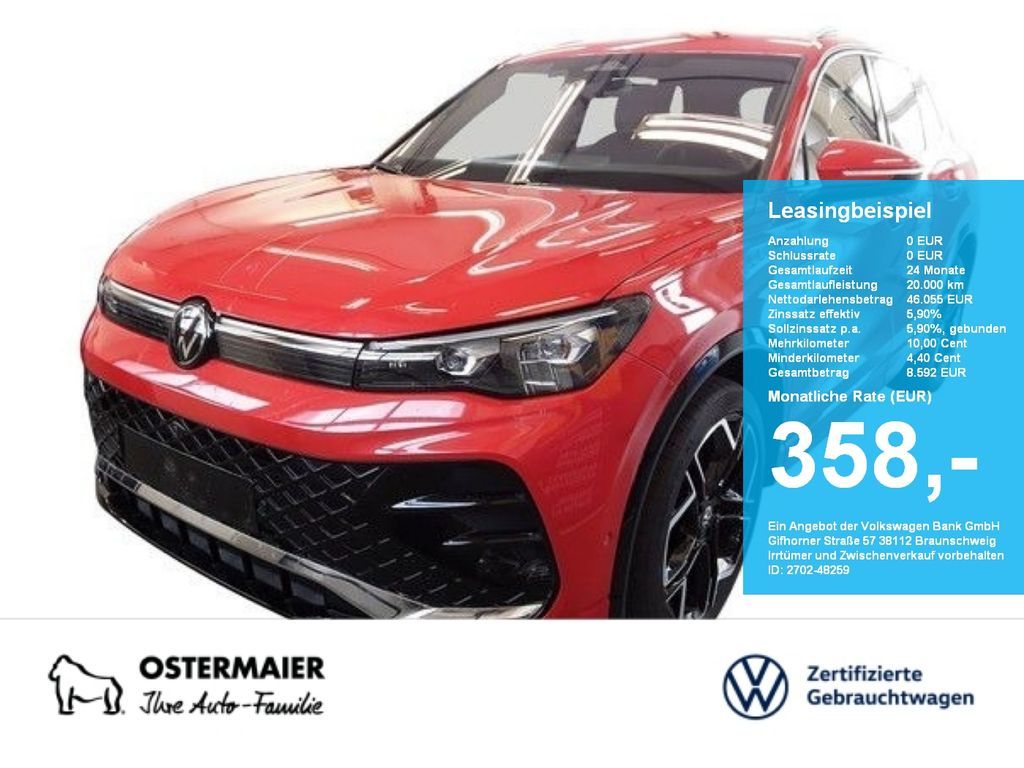 Volkswagen Tiguan R-LINE 2.0TSI 265PS DSG 4M NP.74T ACC.5J- Leasing