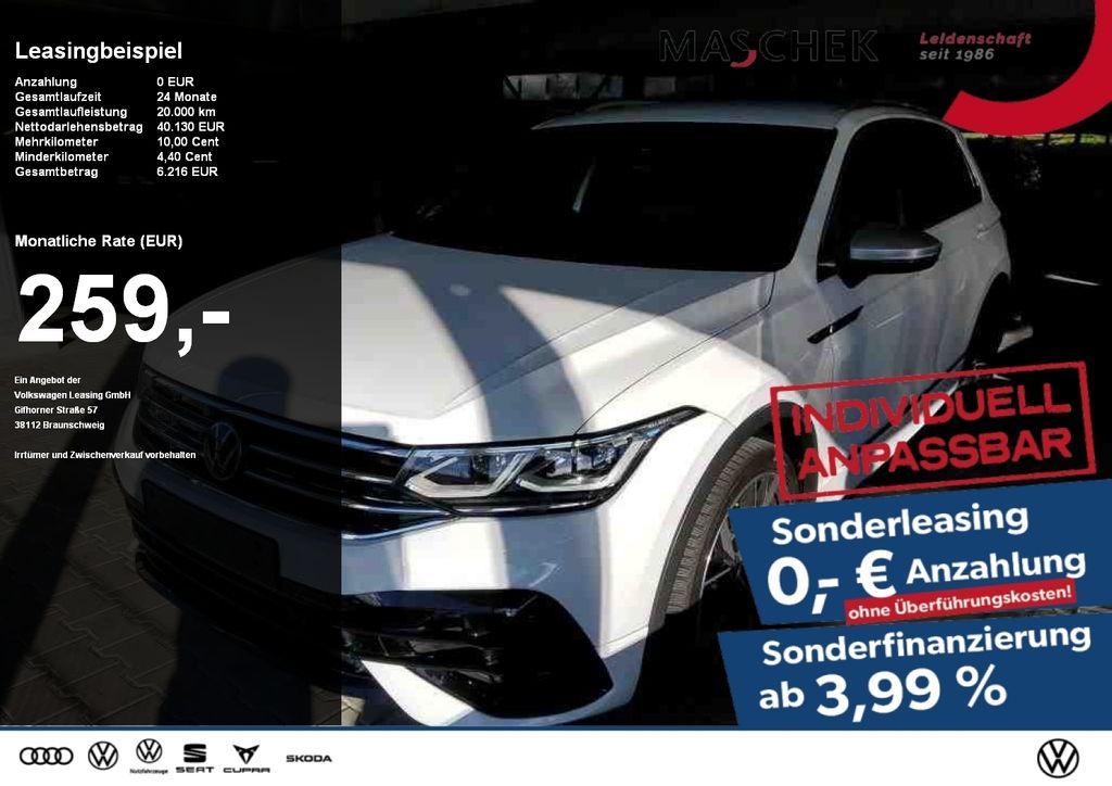 Volkswagen Tiguan R *Sonderleasing ohne zzgl Kosten* *nur n Leasing