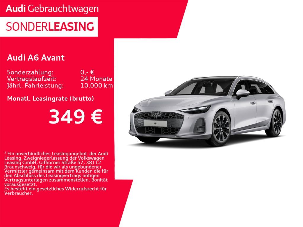 Audi A6 Avant TDI quattro 150 kW S tronic AHK*PANO Leasing