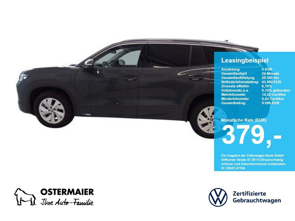 Volkswagen Tayron ELEGANCE 1.5eTSI 272PS DSG HYBRID ACC.5J- Leasing