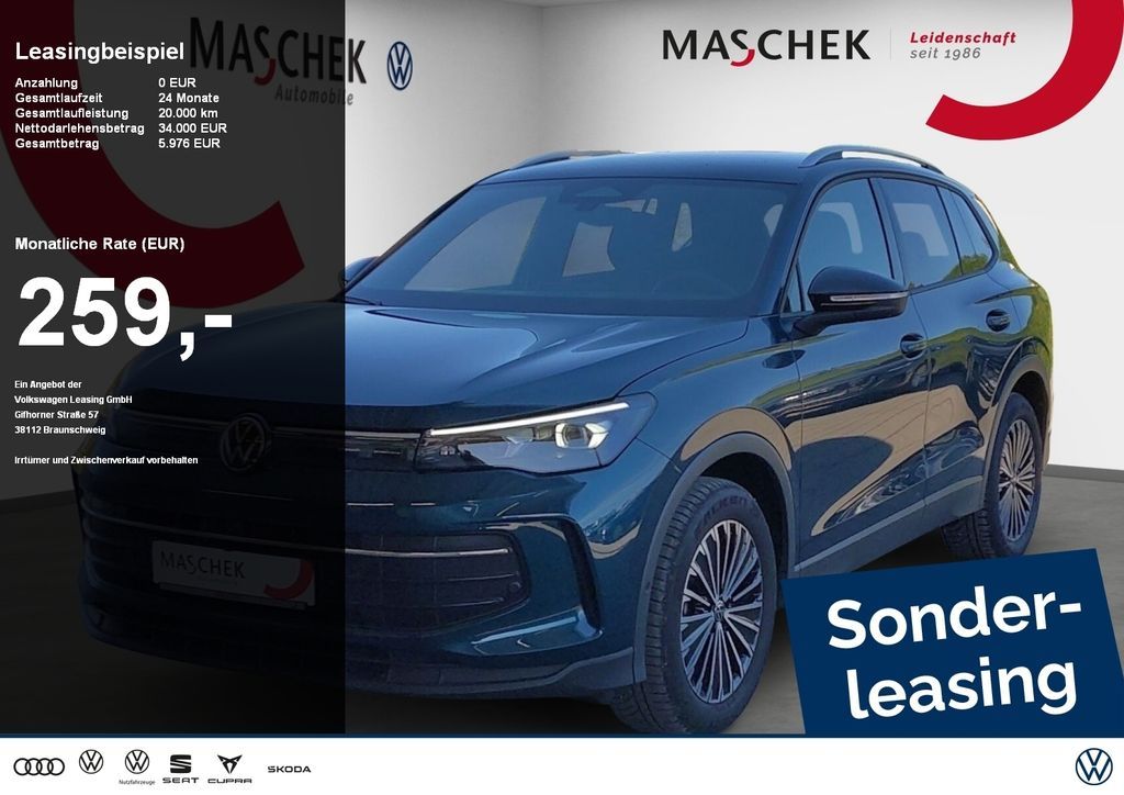 Volkswagen Tiguan Goal 2.0 TDI HeadUp AHK Navi RearView AHK Leasing