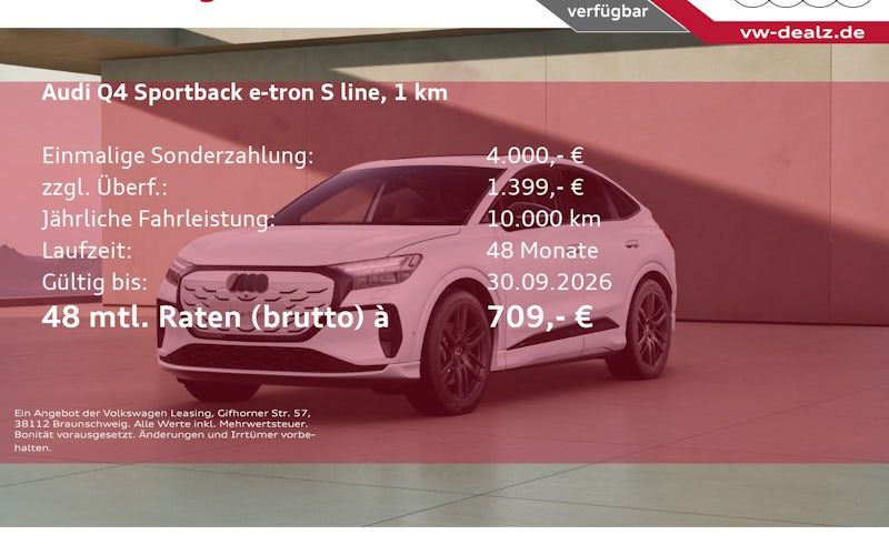 Audi Q4-sportback-e-tron Quattro 5dr Kauf
