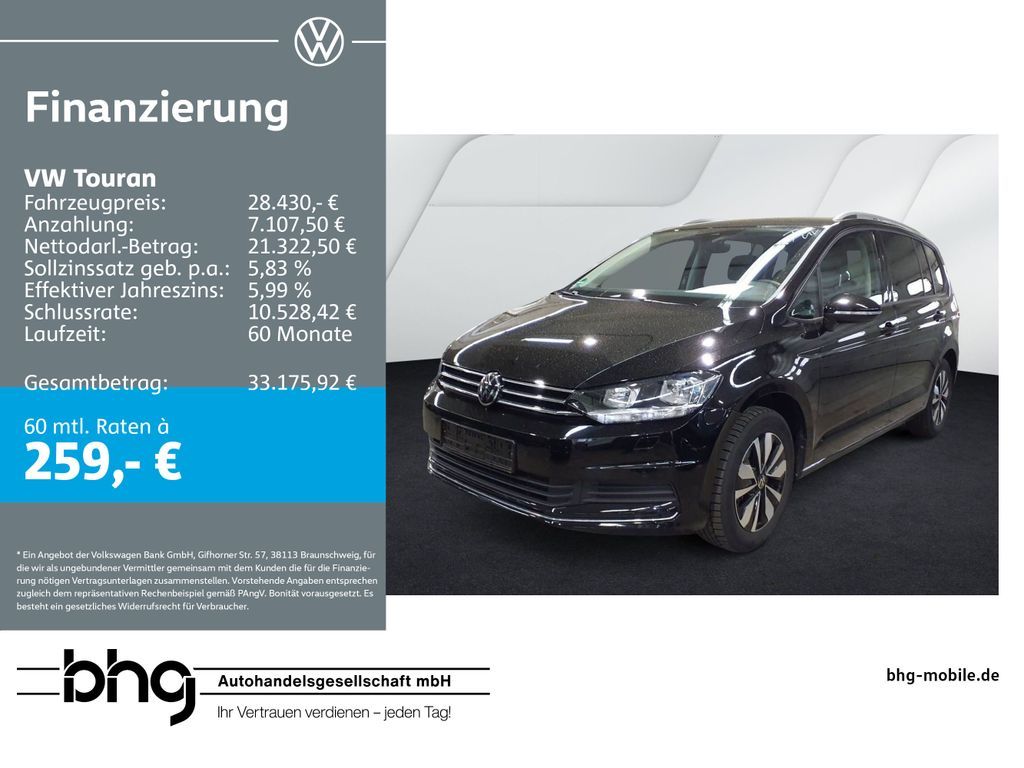 Volkswagen Touran 1.5 TSI OPF Goal 7Sitzer TravelAssist Nav Leasing