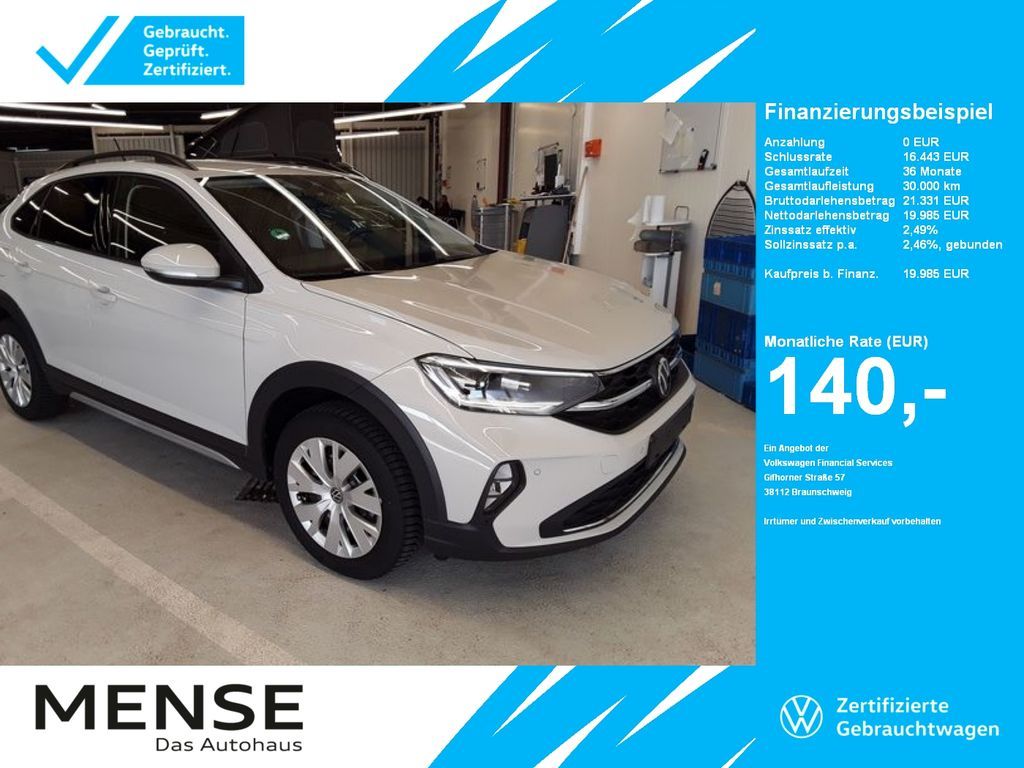 Volkswagen Taigo 1.0 TSI Life IQ.Light Matrix CarPlay LED Leasing