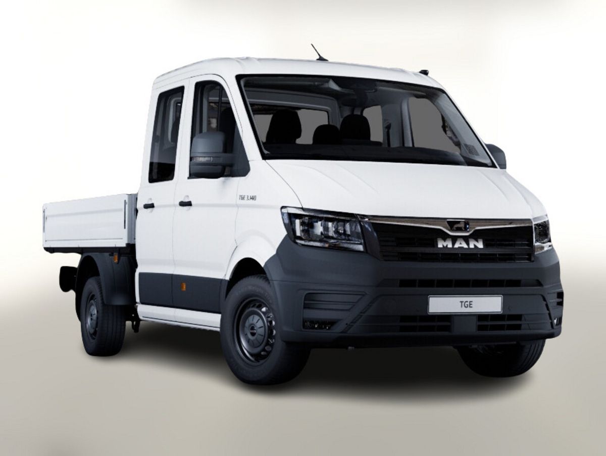 MAN TGE Pritsche DoKa 7S SmartLink Temp 2xPDC Gewerbeleasing Leasing