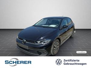 Volkswagen Polo Life 1,0 TSI | 15" in Schwarz/glanzgedreht