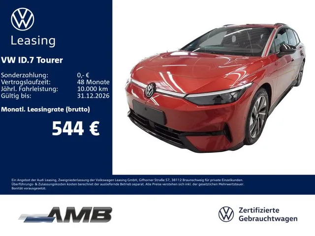 Volkswagen ID.7 Tourer Pro S 91kWh/AHK/Matrix/WäPu/2.31Gara