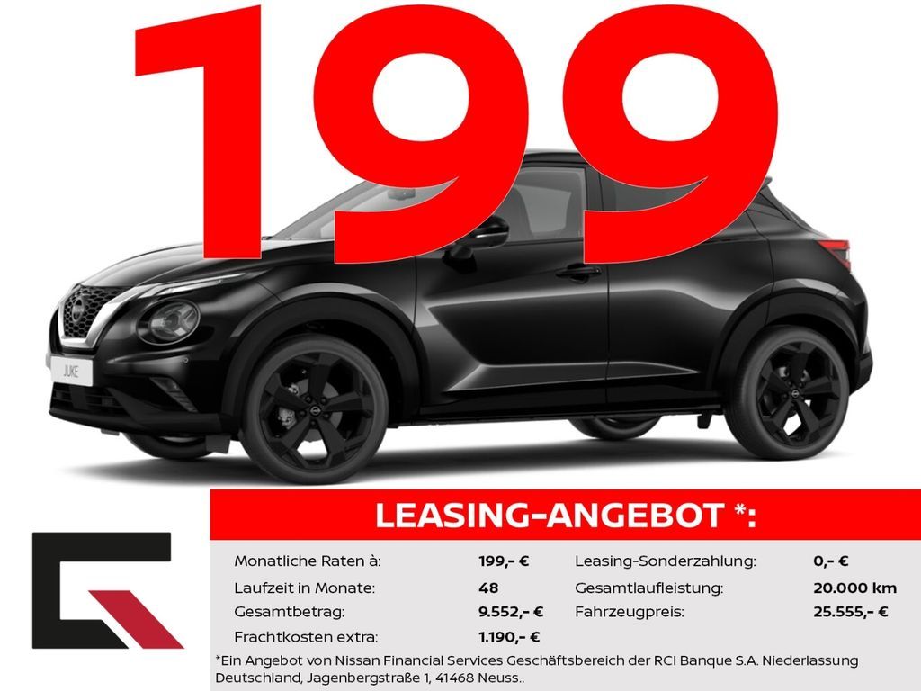 Nissan Juke TEKNA 114PS Automatik Winter /360°/Carplay Leasing