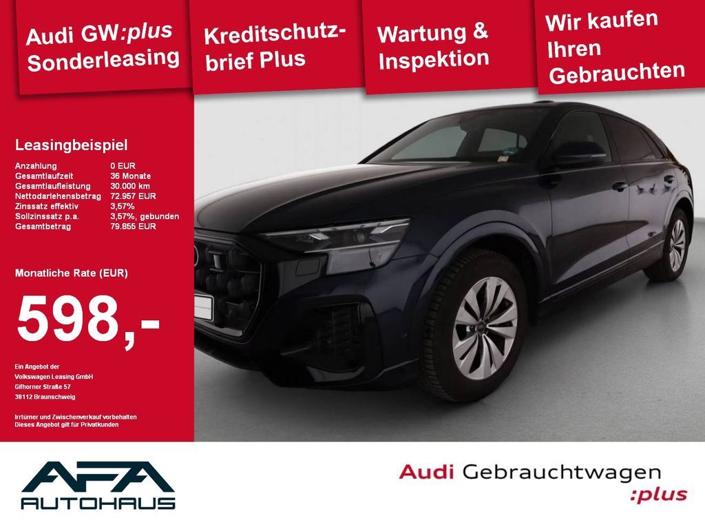 Audi Q8 50 TDI quattro tiptr. Luft*Pano*AHK*360°*LM21 Leasing