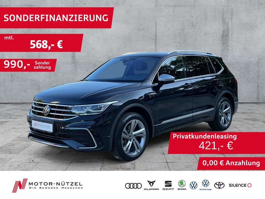 Volkswagen Tiguan Allspace 2.0 TSI 4M R-LINE LEDER+MATRIX Leasing