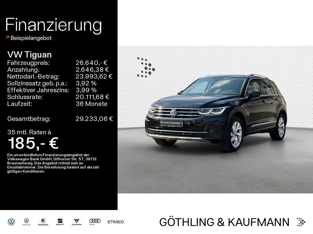 Volkswagen Tiguan Elegance 1.4  TSI eHybrid DSG*NAVI*PANO*A Leasing