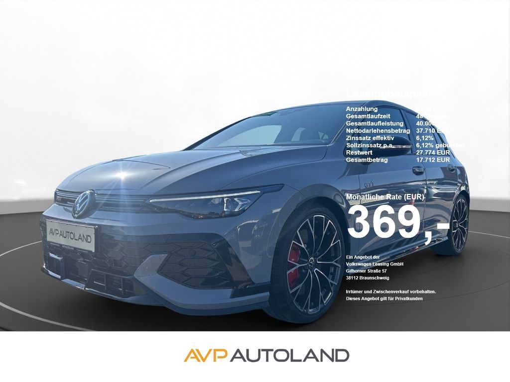 Volkswagen Golf VIII GTI 2.0 TSI DSG Clubsport | NAVI | LED Leasing