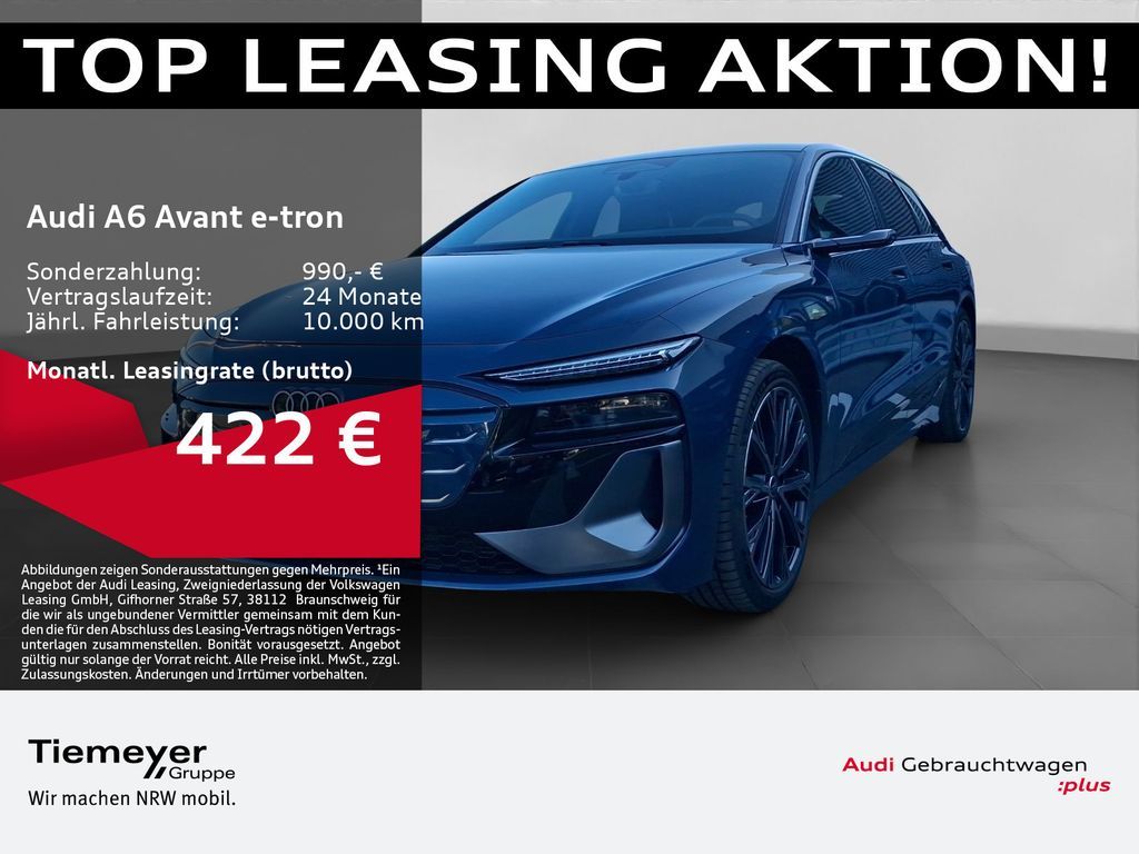 Audi A6 Avant e-tron S LINE PANO LM21 LUFT B&O Leasing