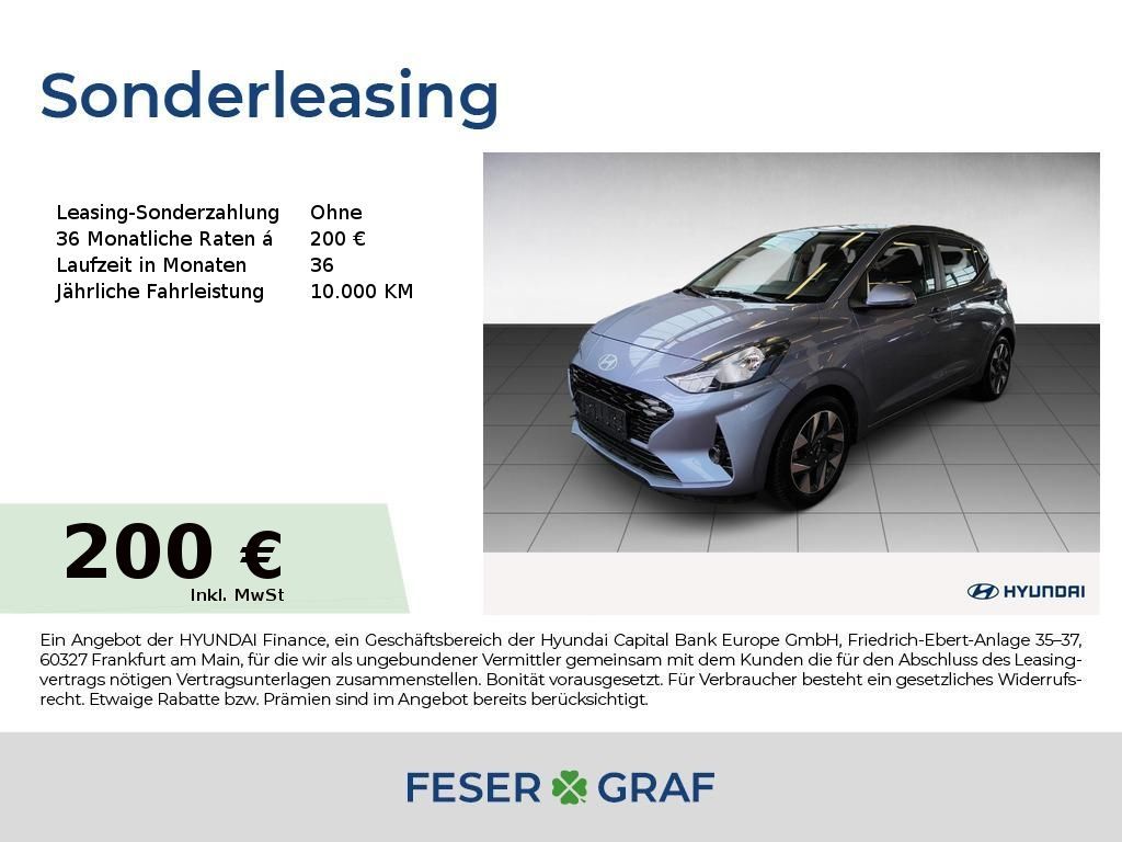 Hyundai i10 TREND NAVI SHZ LHZ CARPLAY LED-TFL KLIMA Leasing