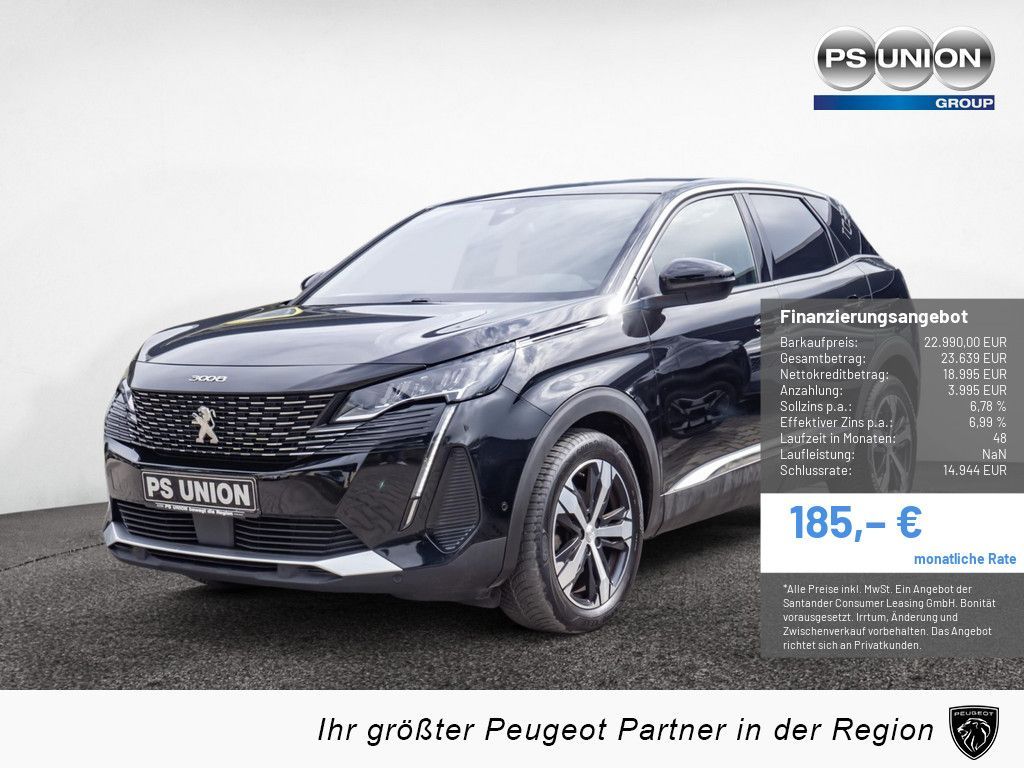 Peugeot 3008 1.5 Allure Pack BHDi EAT 8 KAMERA LED NAVI Leasing