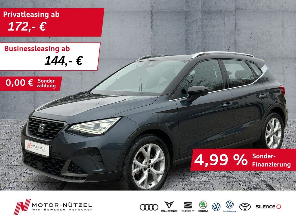 Seat Arona 1.0 TSI FR-LINE LED+NAV+APP+GRA+PDC+RFK+VC Leasing