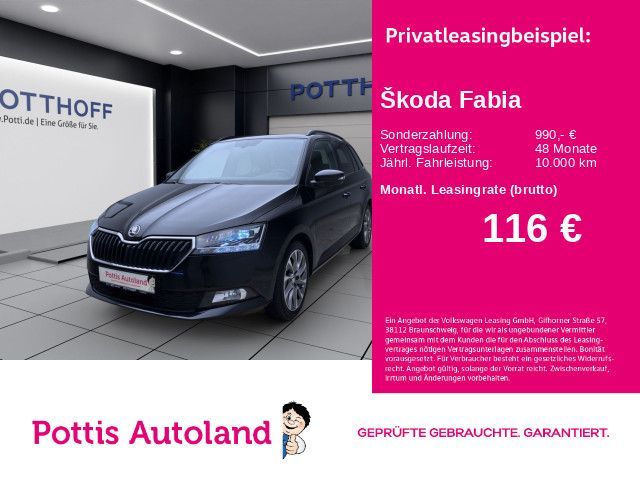 Skoda Fabia Combi 1.0 TSI DSG BEST OF NAVI LED PDC SIT Leasing