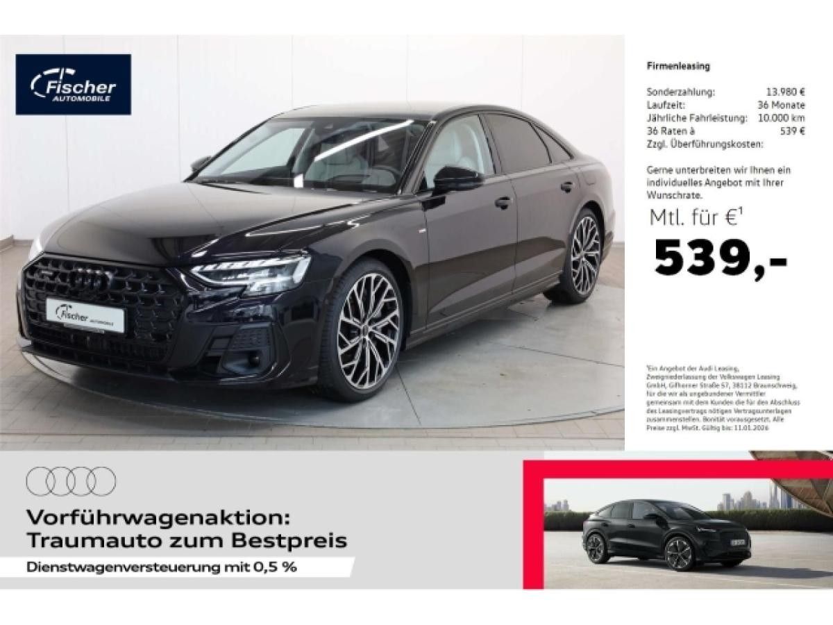 Audi A8 60 TFSI e quattro S line UPE: 162.470,- € 0,5% DW Versteuerung Leasing