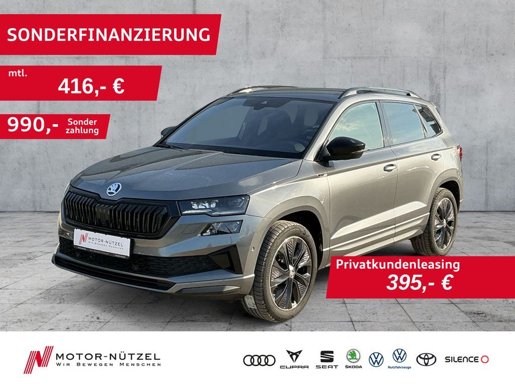 Skoda Karoq 2.0 TSI DSG 4x4 SPORTLINE MATRIX+NAVI+ACC Leasing