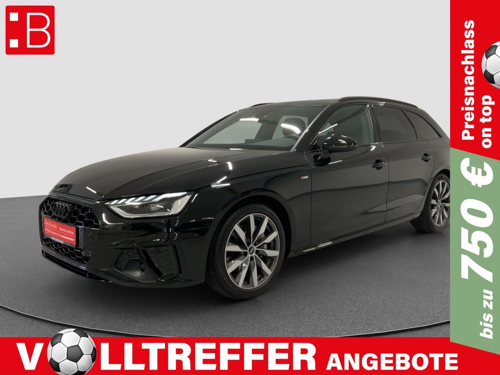 Audi A4 Av 40 TFSI 2x S-Line Black PANO MATRIX CAM AC Leasing