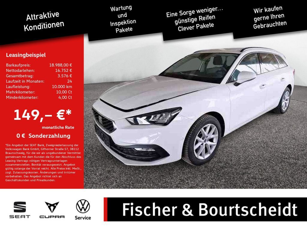 Seat Leon Sportstourer 2.0 TDI Style PDC SHZ NAVI LED Leasing