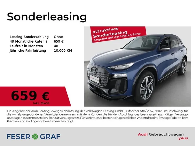 Audi Q6 SUV e-tron 185 kW S Line AHK Matrix SHZ
