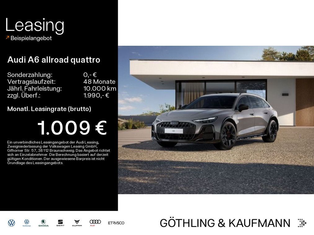 Audi A6 allroad TDI quattro 220 kW S tronic*B&O*TechP Leasing