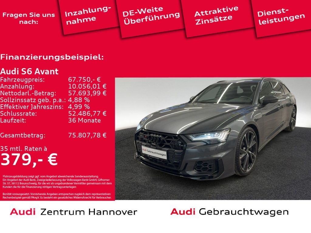 Audi S6 Avant 3.0 TDI quattro B&O Kamera Navi LED vir Leasing