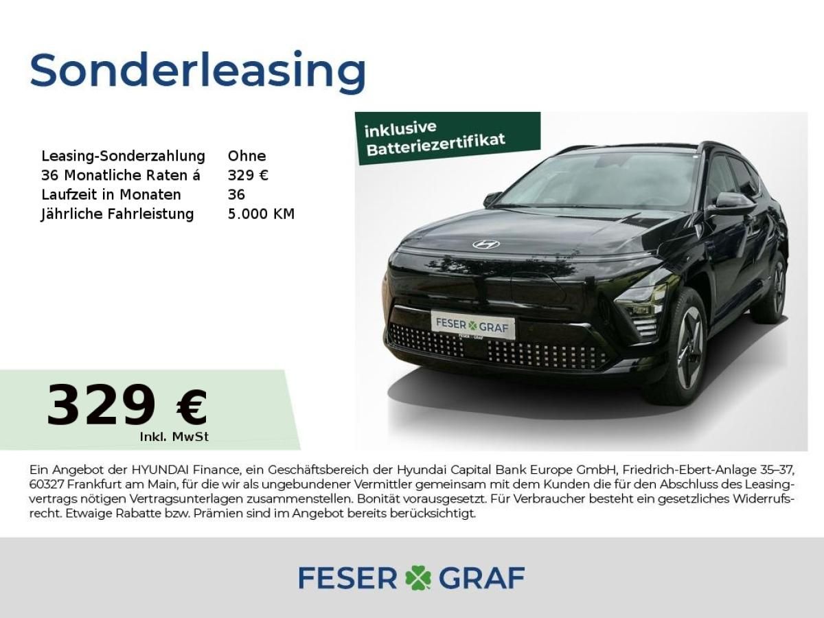 Hyundai KONA Kona TREND NAVI CAM SHZ LHZ CARPLAY LED KLIMA Leasing