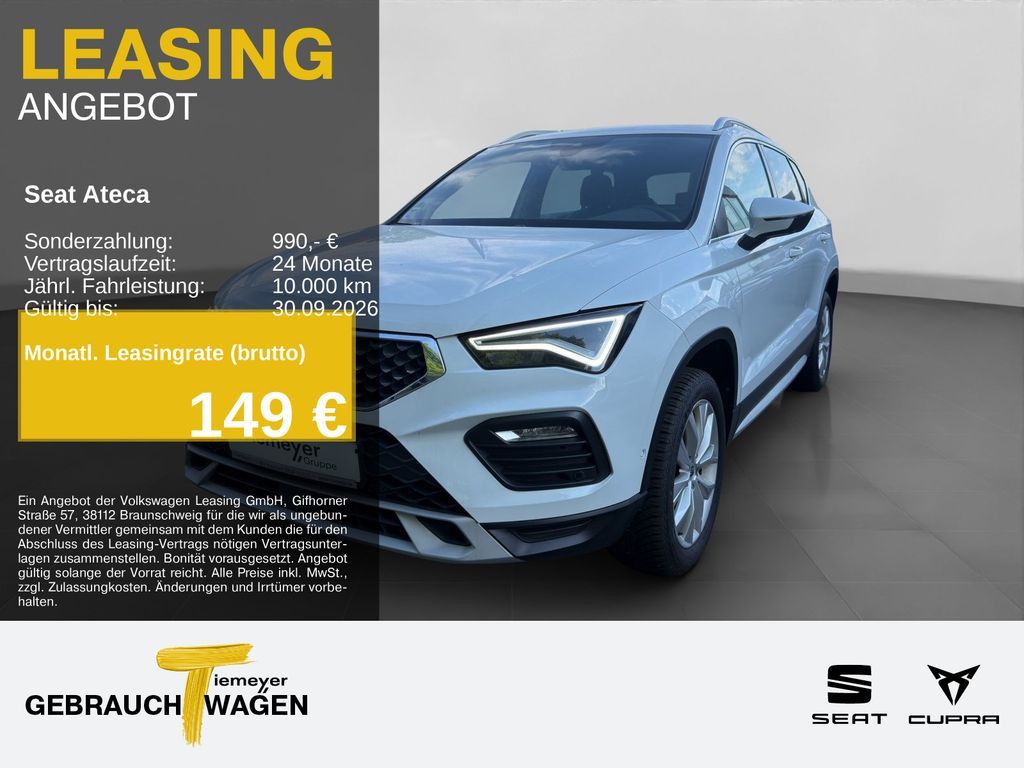 Seat Ateca 1.5 TSI DSG XPERIENCE SIDE-ASSIST NAVI+ KA Leasing