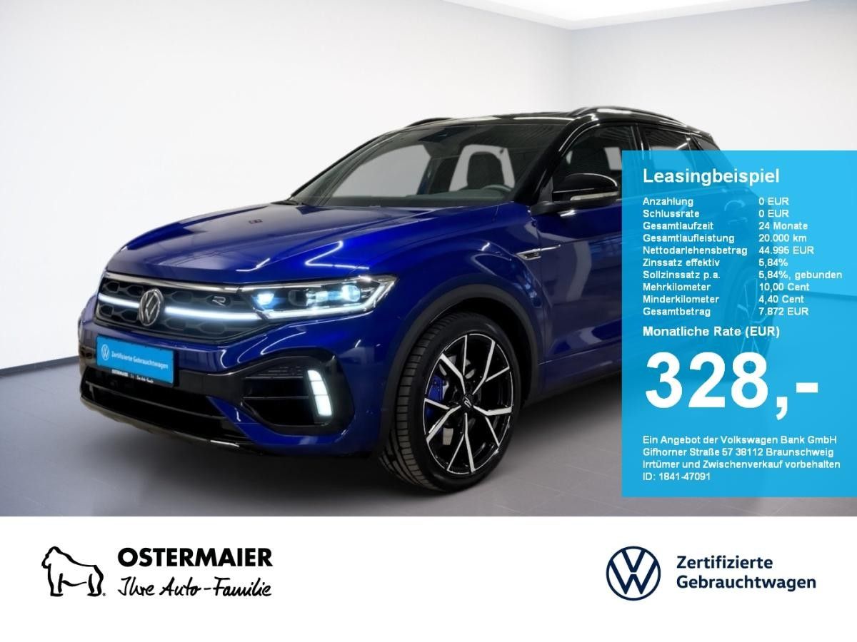 Volkswagen T-Roc R BLACK STYLE 2.0TSI DSG 4M NP.70T AKRAPOVIC.AHK.LEDER.KAMERA.NAVI Leasing