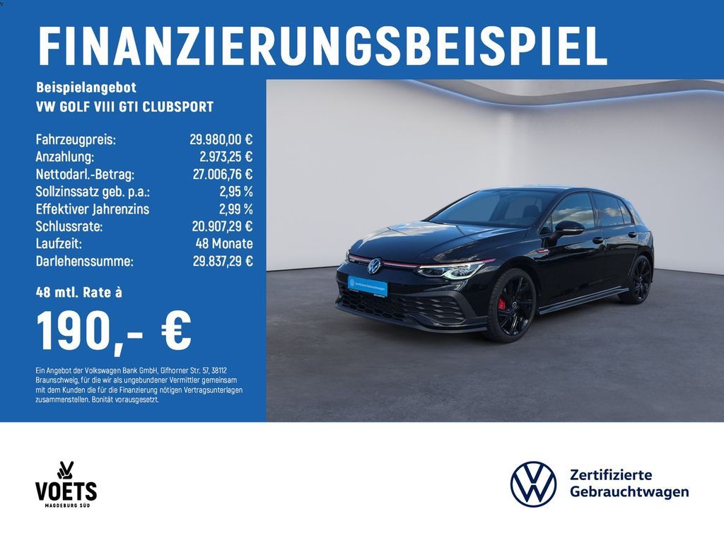 Volkswagen GOLF VIII GTI CLUBSPORT IQ-LIGHT+NAVI+ACC+18