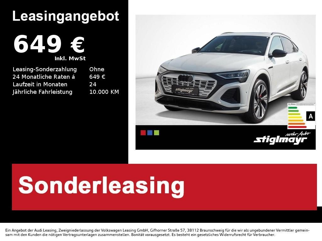 Audi Q8 e-tron Sportback S line 55 quattro 300 kW Leasing