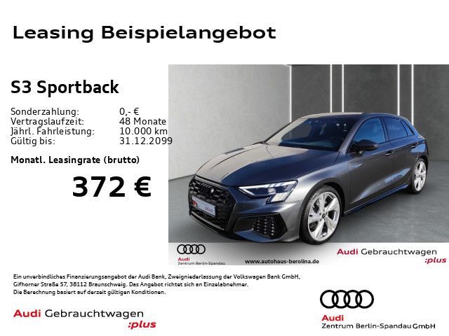 Audi S3 Sportback *MATRIX*B&O*NAV+*Opt.-Schwarz*+* Leasing