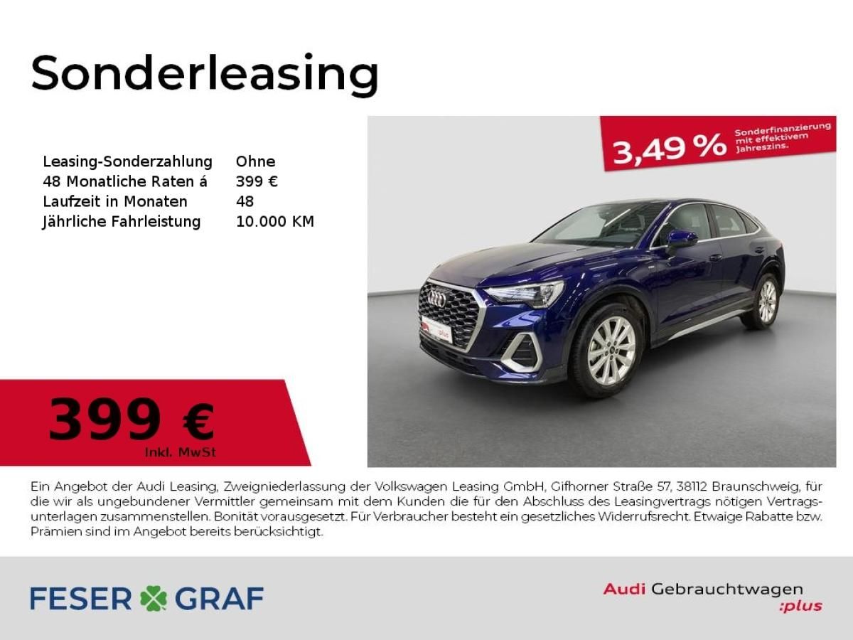 Audi Q3 Sportback 35 TDI S tronic S Line Navi RFK LED Leasing