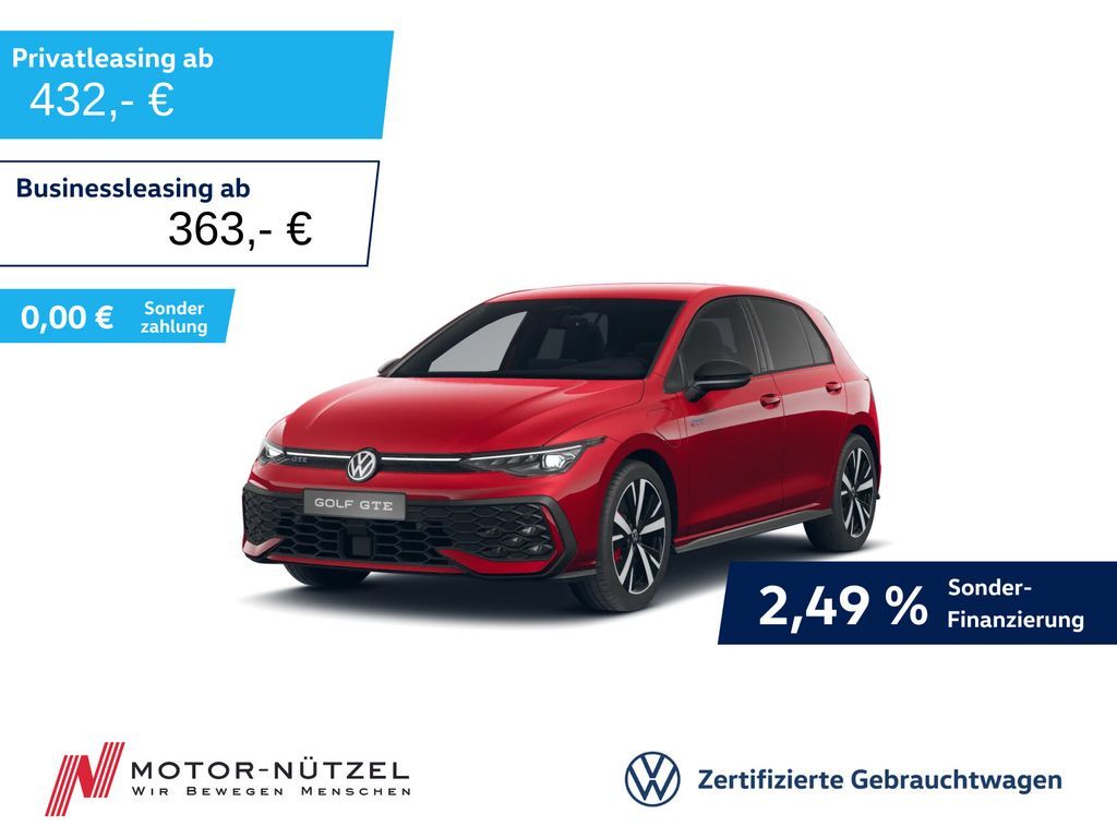 Volkswagen Golf VIII GTE 5JG+MATRIX+NAVI+AHK+PANO+DCC+HuD Leasing
