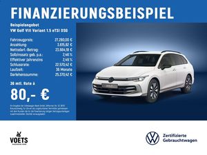Volkswagen Golf VIII Variant 1.5 eTSI DSG Goal LED+AHK+NAVI