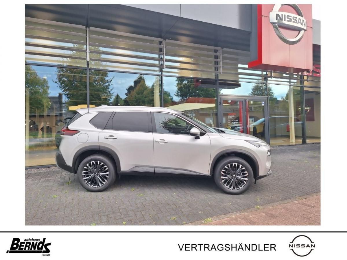 Nissan X-Trail N-CONNECTA DCT🔝 360°Kamera 👀LEDER✔️ SITZHEIZUNG VO+HI 🔥 2000KG ANHÄNGELAST💪  UVM. // GEWERBE-Silber Leasing