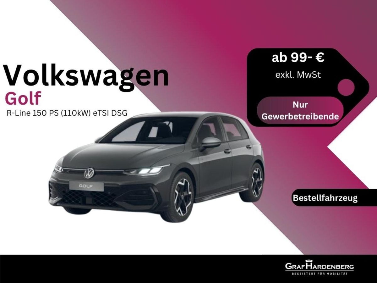 Volkswagen Golf R-Line 1,5 l eTSI 110 kW (150 PS) 7-Gang-Doppelkupplungsgetriebe DSG Leasing