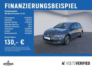 Volkswagen Golf VIII Active 1.5 TSI RearView+STANDHZG+HUD+L