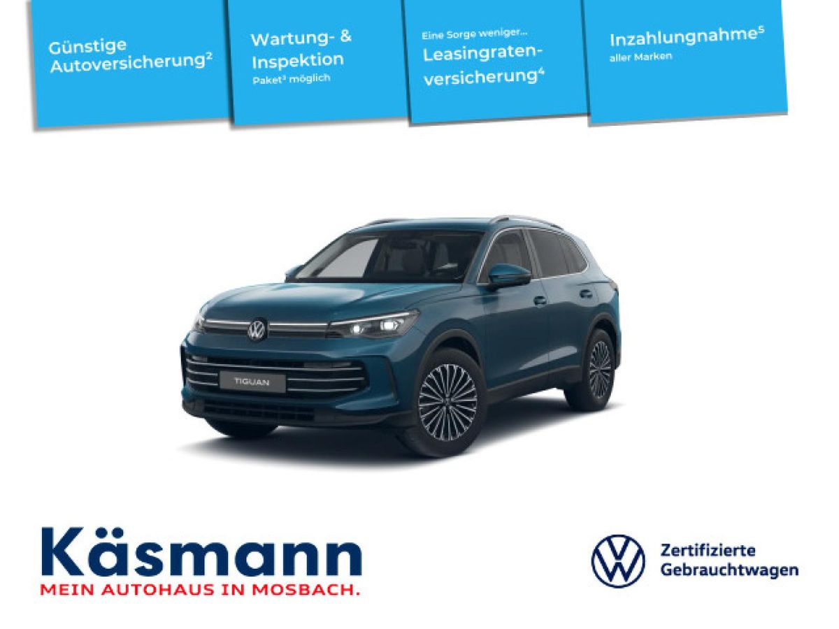 Volkswagen Tiguan Elegance 2.0 TDI 4M STANDH HD-MATRIX HUD INKL. WINTERRÄDER + GARANTIE Leasing