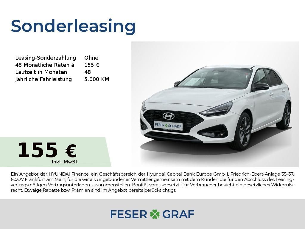 Hyundai i30 ADVANTAGE DCT NAVI LHZ SHZ LED CAM CARPLAY Leasing