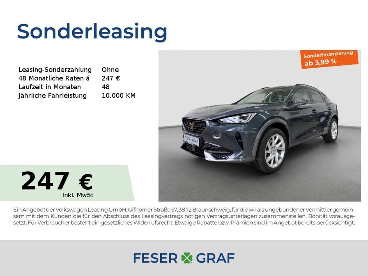 Cupra Formentor 1.5 TSI DSG RFK*SH*NAVI*PDC*LED Leasing